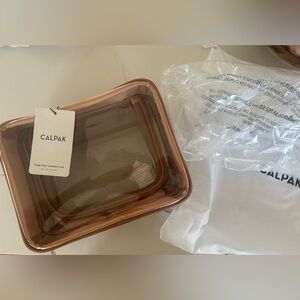 Calpak clear cosmetic case NWT